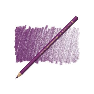 عکس مداد رنگی پلی کروم فابر کاستل FaberCastell شماره Light Red Violet 135 - شماره 13