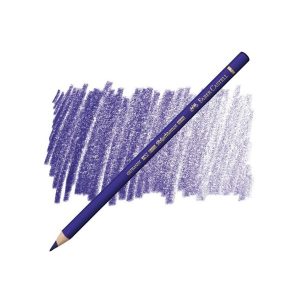 عکس مداد رنگی پلی کروم فابر کاستل FaberCastell شماره Blue Violet 137 - شماره 15