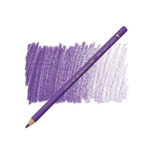 عکس مداد رنگی پلی کروم فابر کاستل FaberCastell شماره Violet 138 - شماره 8