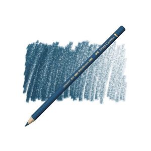 عکس مداد رنگی پلی کروم فابر کاستل FaberCastell شماره Helio Turquoise 155 - شماره 6