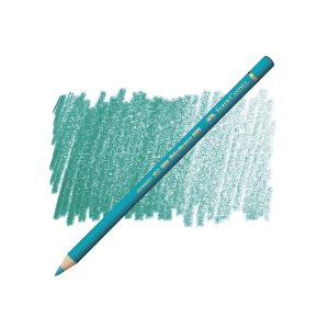 عکس مداد رنگی پلی کروم فابر کاستل FaberCastell شماره Cobalt Green 156 - شماره 8