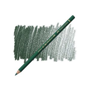 عکس مداد رنگی پلی کروم فابر کاستل FaberCastell شماره Hooker's Green 159 - شماره 8
