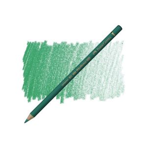عکس مداد رنگی پلی کروم فابر کاستل FaberCastell شماره Phthalo Green 161 - شماره 11