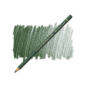 عکس مداد رنگی پلی کروم فابر کاستل FaberCastell شماره Juniper Green 165 - شماره 15