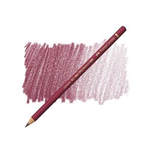 عکس مداد رنگی پلی کروم فابر کاستل FaberCastell شماره Burnt Carmine 193 - شماره 3