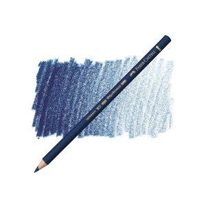 عکس مداد رنگی پلی کروم فابر کاستل FaberCastell شماره Prussian Blue 246 - شماره 8