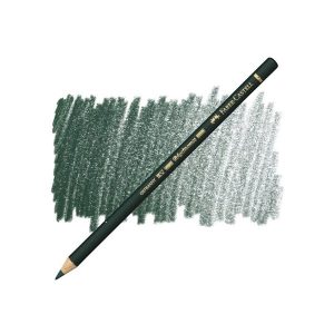 عکس مداد رنگی پلی کروم فابر کاستل FaberCastell شماره Pine Green 267 - شماره 3