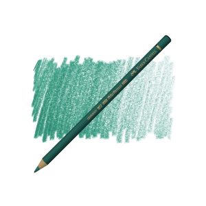 عکس مداد رنگی پلی کروم فابر کاستل FaberCastell شماره Chrome Oxide Green Fiery 276 - شماره 13