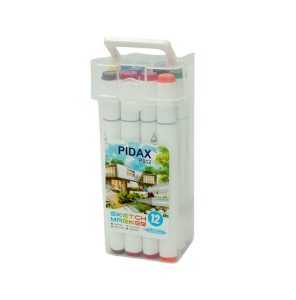 عکس ماژیک دوسر راندو پیداکس PIDAX بسته 12 رنگی - شماره 10