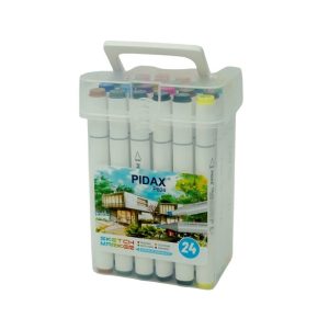 عکس ماژیک دوسر راندو پیداکس PIDAX بسته 24 رنگی - شماره 7