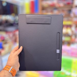 عکس تخته شاسی چرم مگنتی اورجینال همراه جای قلم دار رنگ مشکی - شماره 7