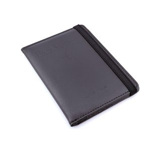 عکس جلد پاسپورت روی چرم travel wallet کد 31046 رنگ مشکی - شماره 6