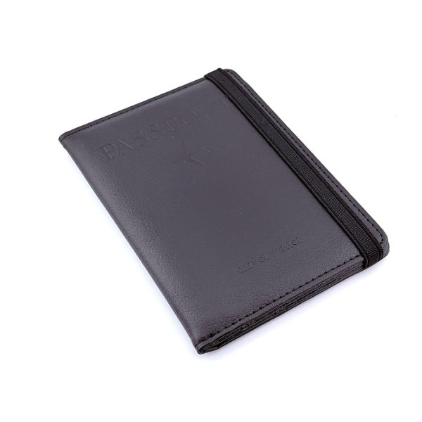 تصاویر جلد پاسپورت روی چرم travel wallet کد 31046 رنگ مشکی جلد پاسپورت روی چرم travel wallet کد 31046 رنگ مشکی