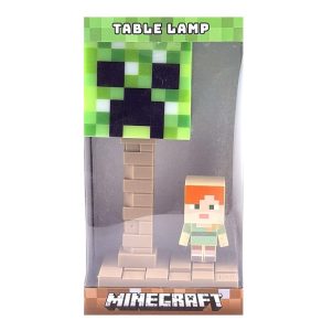 عکس چراغ خواب و مطالعه رومیزی فانتزی طرح ماینکرفت Minecraft Table Lamp - شماره 2