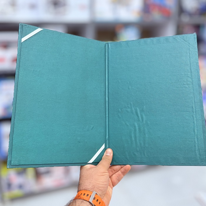 تصاویر قاب چرم کتابی لوح تقدیر سایز A4 رنگ سبز قاب چرم کتابی لوح تقدیر سایز A4 رنگ سبز
