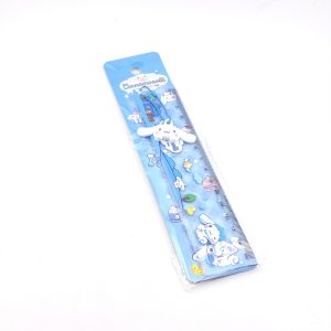 عکس خط کش 15 سانتی فانتزی آویزدار طرح سینمارول آبی کد 09171 - شماره 12
