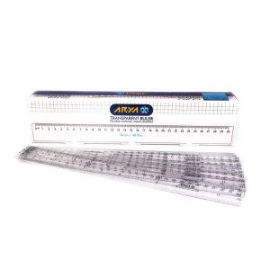 عکس خط کش شیشه ای 30 سانت آریا Arya کد 8021 - شماره 8