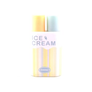 عکس هایلایتر دوقلو پاستلی فانتزی ICE CREAM مدل بستنی رنگ آبی زرد و سبز کد 2271 - شماره 4