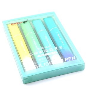 عکس هایلایتر 4 رنگ ژویکسا ZUIXUA مدل قلمی مکعبی کد F680 - شماره 15