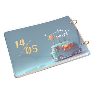عکس سررسید کلاسیک 1405 سویل SEVIL مدل رینگی طرح مسافرت کد 322 ابعاد 20 در 14 - شماره 2
