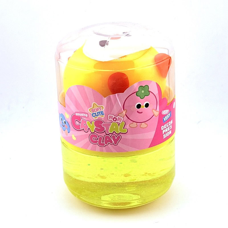 تصاویر فیجت و اسلایم دوتایی کریستال کلی Crystal Clay طرح جوجه کد 7877 فیجت و اسلایم دوتایی کریستال کلی Crystal Clay طرح جوجه کد 7877