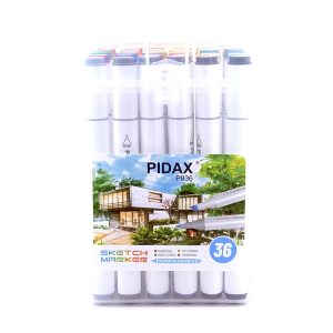 عکس ماژیک دوسر راندو پیداکس PIDAX بسته 36 رنگی - شماره 13