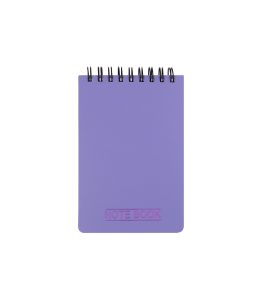 عکس دفتر یادداشت پاپکو PAPCO سایز 13در8 سیم از بالا 100 برگ کد NB616 رنگ بنفش - شماره 10