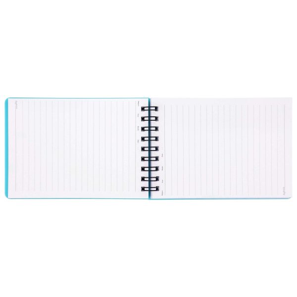 تصاویر دفتر یادداشت پاپکو PAPCO سایز 13در8 سیم از بالا 100 برگ کد NB616 رنگ آبی دفتر یادداشت پاپکو PAPCO سایز 13در8 سیم از بالا 100 برگ کد NB616 رنگ آبی