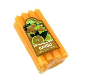 عکس شمع 10 سانتی کاندل Candle رایحه پرتقال بسته 8 عددی - شماره 11