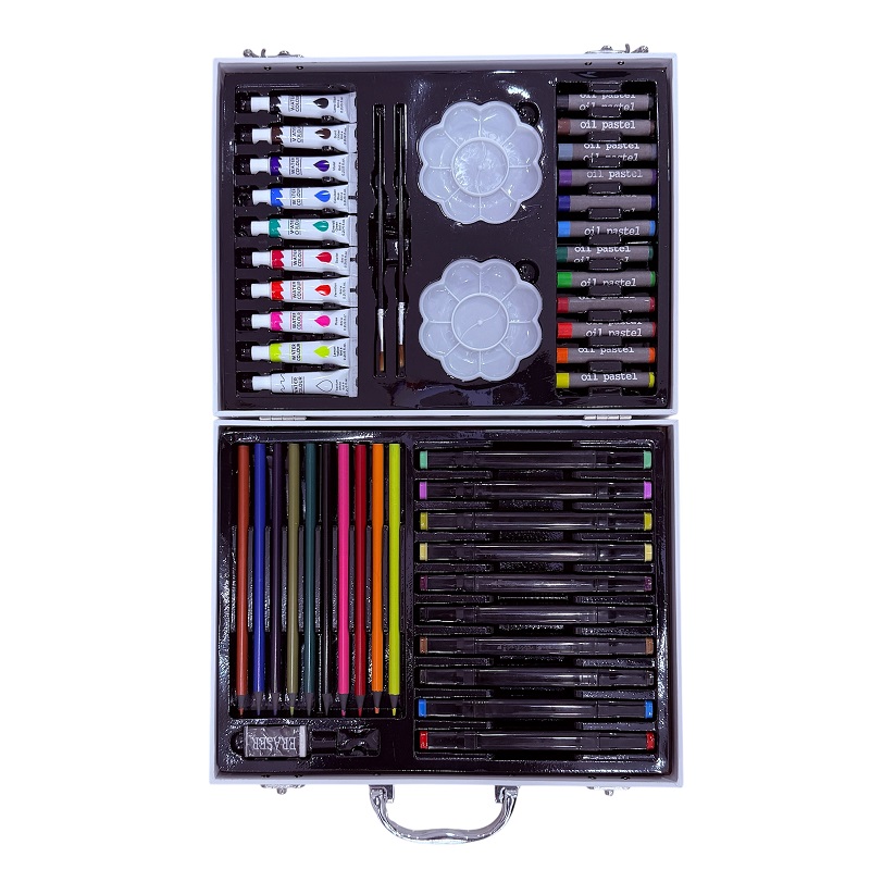 تصاویر کیف نقاشی دوطبقه 60 رنگ وارداتی inspire کد 30038 کیف نقاشی دوطبقه 60 رنگ وارداتی inspire کد 30038