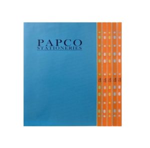 عکس کاور 50 میکرون پاپکو PAPCO سایز A4 بسته 100 عددی لبه نارنجی کد 11-A4 - شماره 6