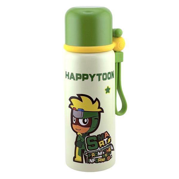 تصاویر تراول ماگ بلند هپی تون Happy Toon طرح Smart سبز حجم 500 میلی لیتر تراول ماگ بلند هپی تون Happy Toon طرح Smart سبز حجم 500 میلی لیتر