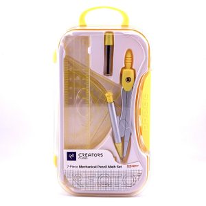 عکس پک پرگار و خط کش سی کلاس CCLASS سری Math Set کد 313-M رنگ زرد - شماره 9