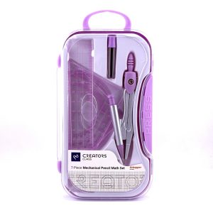 عکس پک پرگار و خط کش سی کلاس CCLASS سری Math Set کد 313-M رنگ بنفش - شماره 11