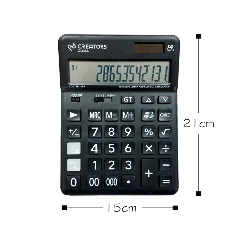 تصاویر ماشین حساب سی کلاس CCLASS سری OFFICE 14PRO کد CD-2788-14RP رنگ مشکی ماشین حساب سی کلاس CCLASS سری OFFICE 14PRO کد CD-2788-14RP رنگ مشکی