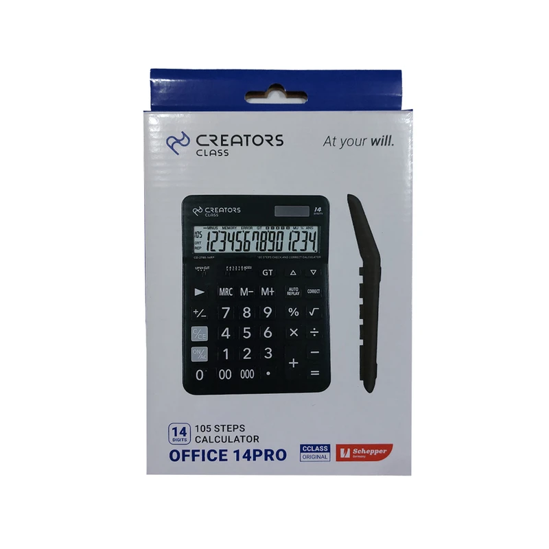 تصاویر ماشین حساب سی کلاس CCLASS سری OFFICE 14PRO کد CD-2788-14RP رنگ مشکی ماشین حساب سی کلاس CCLASS سری OFFICE 14PRO کد CD-2788-14RP رنگ مشکی