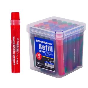 عکس یدک ماژیک وایت برد شارژی کرونا CORONA حجم 3.5 میلی لیتر رنگ قرمز - شماره 10