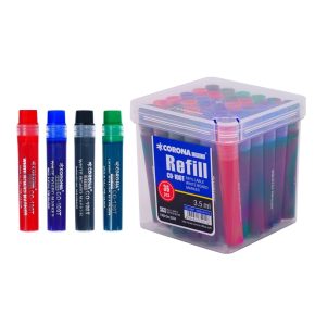 عکس یدک ماژیک وایت برد شارژی کرونا CORONA حجم 3.5 میلی لیتر (بسته 36 عددی -4 رنگ) - شماره 5