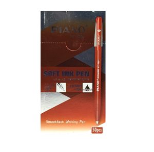 عکس خودکار 1.0 میل پیانو PIANO کد PT-1201 رنگ قرمز (بسته 50عددی) - شماره 6