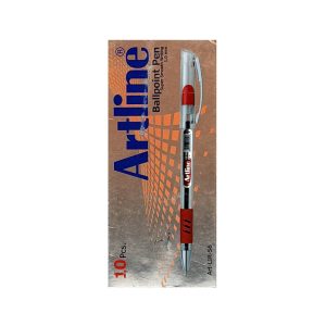 عکس خودکار 1.0 آرت لاین Artline رنگ قرمز کد S6 (بسته 10 عددی) - شماره 4