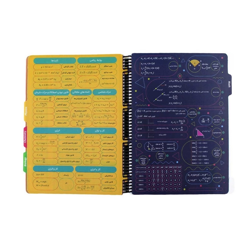 تصاویر دفتر 160 برگ رحلی دات نوت dotnote مدل My Science دفتر 160 برگ رحلی دات نوت dotnote مدل My Science