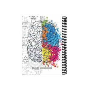 عکس دفتر 100 برگ سیمی جلد سخت دات نوت dotnote مدل Science طرح فیزیولوژی سایز رحلی 29*21 - شماره 13