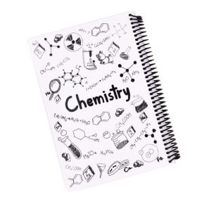 عکس دفتر 100 برگ جلد طلقی دات نوت dotnote مدل Science طرح شیمی سایز 17 در 23 - شماره 10