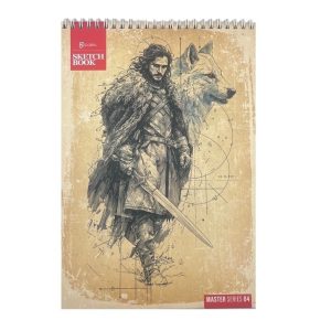 عکس دفتر طراحی 40 برگ کرافت پالت pallet طرح جلد جان اسنو کد DN109 شماره 04 (سایز 21 در 29) - شماره 8