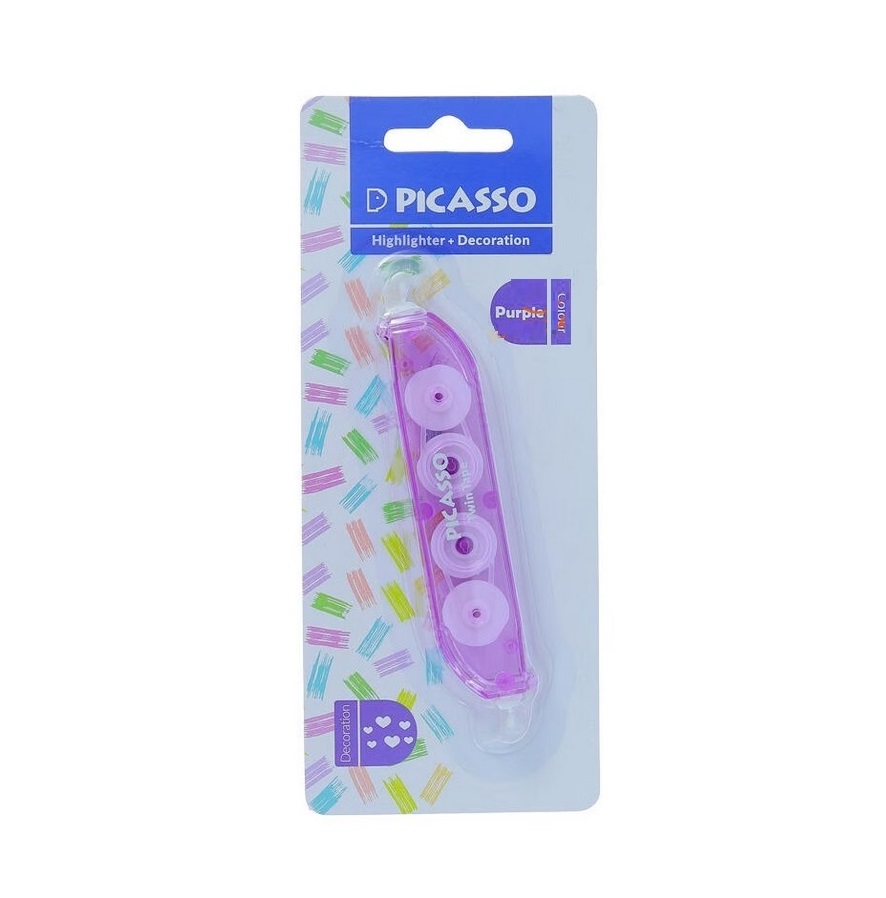 تصاویر هایلایتر و دکوریشین پیکاسو PICASSO مدل دو سر کد 2020 رنگ بنفش هایلایتر و دکوریشین پیکاسو PICASSO مدل دو سر کد 2020 رنگ بنفش