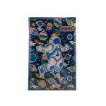 عکس ست رنگ آمیزی 24 عددی طرح فضانورد رنگ سرمه ای کد SS25020 (مداد شمعی و گواش) - شماره 7
