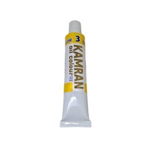عکس رنگ روغن طراحی کامران KAMRAN شماره 3 YELLOW حجم 22 میلی لیتر - شماره 13