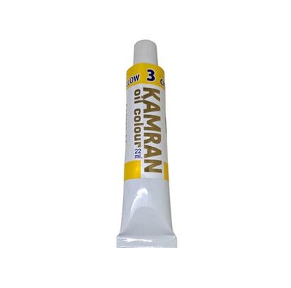 تصاویر رنگ روغن طراحی کامران KAMRAN شماره 3 YELLOW حجم 22 میلی لیتر رنگ روغن طراحی کامران KAMRAN شماره 3 YELLOW حجم 22 میلی لیتر