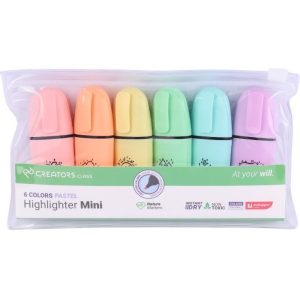 عکس هایلایتر مینی 6 رنگ سی کلاس CCLASS سری پاستلی کد MINI-HLP - شماره 10