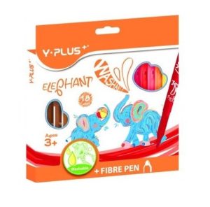 عکس ماژیک 18 رنگ واشابل Washable وای پلاس کد 170500 - شماره 2